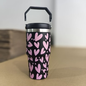 Tazza da Auto Portatile in Acciaio Inox a Doppio Strato con Coperchio, 20oz/30oz, per San Valentino 2026 - Product Image 5