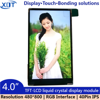 XOT Marke 4,0 Zoll TFT LCD Display Panel LED-Hintergrundbeleuchtung 480x800 Auflösung RGB-Schnittstelle I2C-Kommunikation ST7701S Treiber