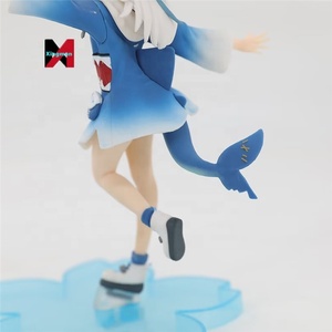 Hololive Gawr Gura Kindergarten <span class=keywords><strong>Anime</strong></span> figura VTuber Shark Girl modelo Kit estatua coleccionable decoración regalo - Product Image 4