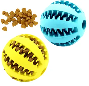 New Arrival Custom Interactive Rubber Tpr Puzzle Leaked Food Iq Game Slow Feeder Chew Toy Ball Dog Toys Pet Toy