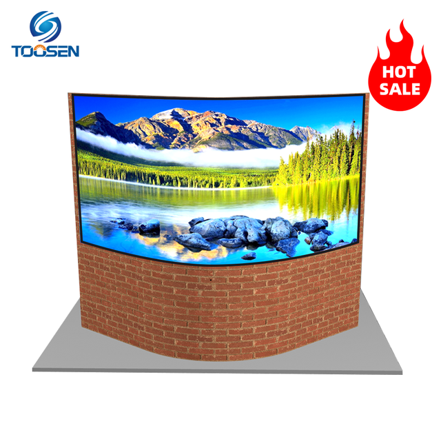 HD Naked-Eye 3D Effect Big Outdoor Advertising P2.5P3 LED Billboard Display Billboard Pantalla Exterior Curve Led Display Screen