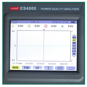 FUZRR ES4000 gerilim akım metre üç fazlı elektrik parametresi test cihazları güç kalitesi analizörü güç şebekesi için - Product Image 3