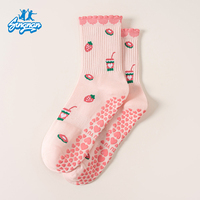 Calcetines de Pilates Antideslizantes de Alta Gama, Listos para Enviar, Sin Pedido Mínimo, Calcetines de Pilates Antibolitas, Fabricante