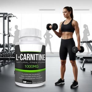 L-<span class=keywords><strong>Carnitina</strong></span> 1000mg Naturale per Bruciare Grassi e Migliorare le Prestazioni Atletiche per Adulti - 200 Capsule/<span class=keywords><strong>Flacone</strong></span> - Product Image 5