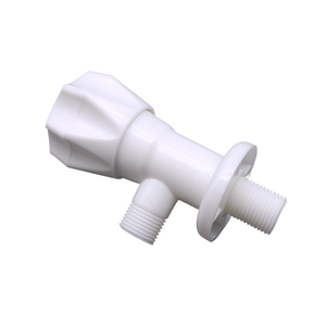Régulateur de pression 1/2'' Robinet d'angle de contrôle d'eau à double sortie DN15 Robinet d'arrêt d'angle en PP - Product Image 5