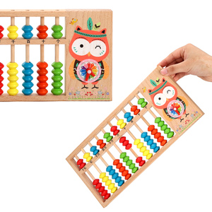 En gros haute qualité en bois dessin animé hibou calcul cadre jouets Offre Spéciale dans Amazon Traditionnel <span class=keywords><strong>mathématiques</strong></span> jouet - Product Image 2