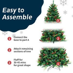 Blanco al aire libre realista comercial <span class=keywords><strong>de</strong></span> alta calidad personalizado barato árbol <span class=keywords><strong>de</strong></span> Navidad para centro <span class=keywords><strong>de</strong></span> <span class=keywords><strong>mesa</strong></span> ventana - Product Image 5