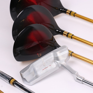 ชุดไม้กอล์ฟสำหรับมืออาชีพ รุ่น High Rebound Titanium No.1 Carbon 12 ชิ้น สีทอง ชุดของขวัญสำหรับผู้บริหาร - Product Image 5