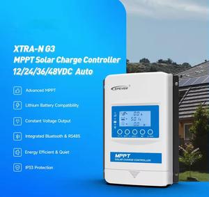 Controlador de carga Solar <span class=keywords><strong>EPEVER</strong></span> <span class=keywords><strong>XTRA</strong></span> G3 BLE recién actualizado, versión Bluetooth incorporado 10A 20A <span class=keywords><strong>30A</strong></span> 40A MPPT para sistemas solares RV - Product Image 1