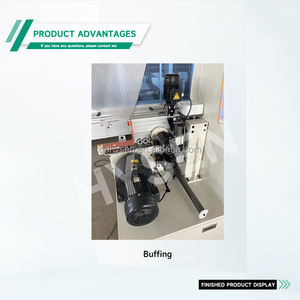 Machine de chantournage automatique haute vitesse MF450A HYSEN pour la production de MDF, contrôlée par moteur PLC, avec fonctions de raclage et de collage pour outils de <span class=keywords><strong>menuiserie</strong></span> - Product Image 4