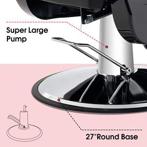 Silla de peluquero reclinable de alta resistencia para peluquería, muebles de belleza, silla de salón multiusos para peluquería, estilista, silla de tatuaje - Product Image 6