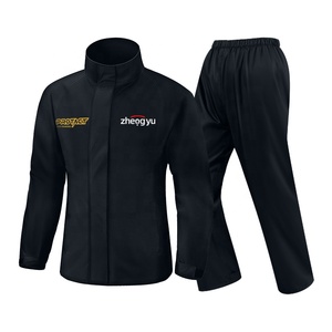 Conjunto Imperméable Unisexe Chaqueta Y Pantalon Con Capucha Ropa De Lluvia Reflectante Transpirable Para <span class=keywords><strong>Moto</strong></span> Y Trabajo - Product Image 1