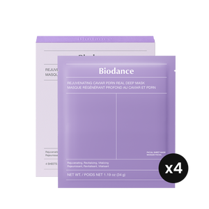[Biodance] Mascarilla Rejuvenecedora de Caviar PDRN Real Deep, 1 Caja (34g*4 piezas) - Product Image 1