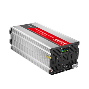 DC 12V 24V <span class=keywords><strong>48V</strong></span> à AC 110V <span class=keywords><strong>230V</strong></span> <span class=keywords><strong>5000W</strong></span> Onduleur à onde sinusoïdale modifiée avec écran LCD pour la maison et le bureau - Product Image 1
