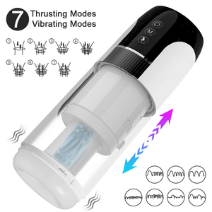 Masturbadores Masculinos Automáticos con Movimiento Telescópico y Calentamiento - Product Image 1