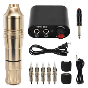 Kit de machine à tatouer pour débutants, moteur électrique, acier inoxydable, course de 3,5 mm, capacité de 10 ml, équipement de pratique pour la broderie permanente - Product Image 6