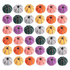 Decorazioni in Feltro a Forma di Zucca per Halloween e Natale, Piccole Zucche in <span class=keywords><strong>Lana</strong></span> per Decorazioni Domestiche, Alberi, Pareti e Feste - Product Image 1