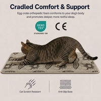 Tapis en velours jacquard Terry, motif gaufré, résistant aux griffures des animaux, antidérapant, lavable, pour salon