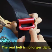Clip de ceinture de sécurité de voiture ABS à 2 points, limiteur de boucle de ceinture de sécurité avec réglage fixe, accessoire intérieur de voiture