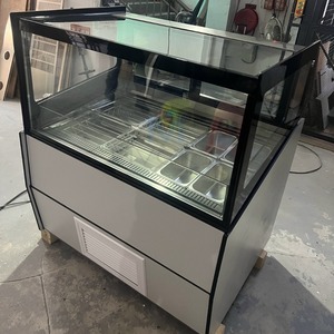 <span class=keywords><strong>Vitrine</strong></span> Réfrigérée Commerciale à Porte Vitrée <span class=keywords><strong>pour</strong></span> Gelato et Crème Glacée Italienne Économe en Énergie <span class=keywords><strong>pour</strong></span> Boulangerie - Product Image 4