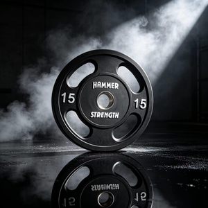 Rubber Bumper Plate <b>Set</b> for Competition <b>Weight</b> <b>Lifting</b> with Free <b>Weight</b>-Universal Use 2.5-25kg Range 20kg Included - Product Image 1
