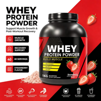 Supplément de protéines de lactosérum à haute teneur nutritionnelle pour le soutien musculaire, haute immunité, OEM