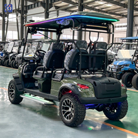 Voiture de tourisme tout-terrain CAMP à 4 places, avec batterie au lithium 72V, voiturette de golf électrique