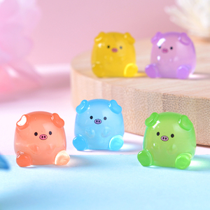 Pack De 100 Miniaturas De Animales Luminosas – De Resina, Brillan En La Oscuridad, Ideales Para Manualidades, Jardines O Decoración | Incluye Conejos, Patos, Peces…