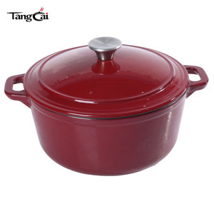 <span class=keywords><strong>Cocotte</strong></span> en <span class=keywords><strong>fonte</strong></span> <span class=keywords><strong>émaillée</strong></span> à double poignée, avec réduction en gros, pour les grands magasins - Product Image 2