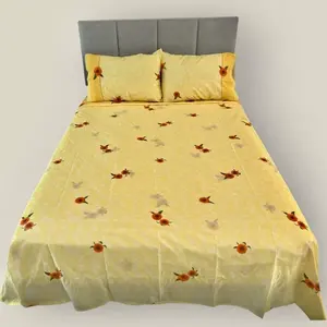 Juego de Edredón Queen Size con Diseño de Girasoles, 7 Piezas, Ropa de Cama Bordada, Decoración para el Hogar, Estilo Pastoral, Poliéster, para Todas las Temporadas - Product Image 6