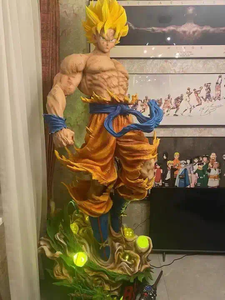 Muñeca de resina de alta calidad Dragon Ball Anime personaje Goku tamaño real Vegeta estatua escultura de fibra de vidrio - Product Image 1