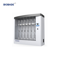 Analyseur de graisse BIOBASE SFA-06E, automatique à une touche, 6 échantillons, écran tactile 7 pouces avec récupération de solvant pour laboratoire