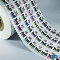 Etiquetas Holográficas Dinámicas 3D Personalizadas Anti-Falsificación con Impresión de Código QR Único, Material PET para Electrónica de Consumo
