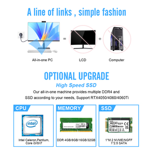 27 \ "Superb Heat Disipation RTX4060 AIO Gaming PC <span class=keywords><strong>Desktop</strong></span> Monoblock All-in-One Gamer con pantalla LCD y <span class=keywords><strong>RAM</strong></span> <span class=keywords><strong>DDR4</strong></span> - Product Image 3