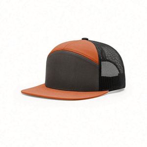 Casquettes Richardson 169 Shape Trucker avec logo personnalisé, faible MOQ, casquettes snapback 7 panneaux, fermeture réglable - Product Image 5