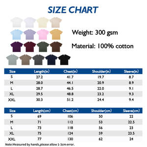 300GSM Oversized Crewneck Double-Brushed Solid Streetwear - Product Image 4