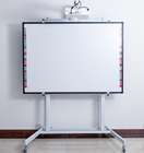Tableau interactif intelligent de 86 pouces pour une utilisation en classe, système double, construction en métal PET, tableau blanc, 22 raccourcis, multi-touch par doigts