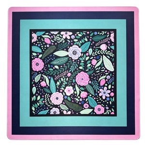 Tapete Personalizado para Mesa de Mahjong Estilo Americano, Diseño Artístico con Degradado Vibrante, Estampado de Pinceladas Abstractas en Tonos Pastel Arcoíris, Patrón Tricolor - Product Image 3