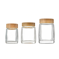 Botol Kaca Isi Ulang untuk Selai, Madu, dan Jeli, Tebal, Ukuran 50ml 100ml 180ml 280ml 380ml 500ml 750ml, Tutup Plastik, Harga Pabrik