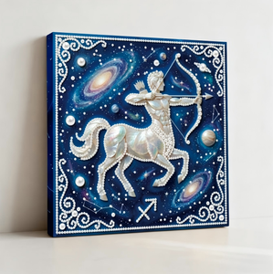 Kit de Pintura de Diamantes <span class=keywords><strong>con</strong></span> Forma Especial de las 12 <span class=keywords><strong>Constelaciones</strong></span>, Tema de Astrología, Arte de Diamantes de Perlas 5D DIY para Adultos Principiantes, Regalo Decorativo - Product Image 1