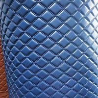Tapis de sol de voiture en cuir PU rouleau/5D tapis de pied de voiture PVC matériau en cuir de Rexine
