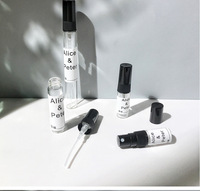 Gros Flacon de Parfum de Testeur Rechargeable à Pulvérisation en Verre Mince Vide de 2ml 3ml 5ml 10ml Pour Voyage, avec Bouchon à Vis