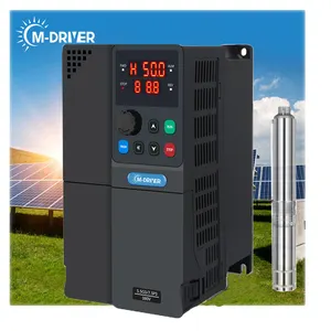 M-driver Onduleur de pompe à eau solaire 3 phases 10hp 7.5kw Contrôleur de pompe solaire MPPT