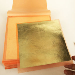 1000 tờ 14x14 cm vàng 2.5 đồng giả chuyển giả lá vàng 25 lá mỗi tập sách - Product Image 3