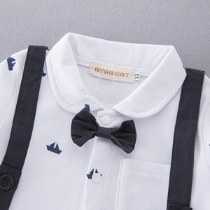 Ropa Formal de Moda para Niños Pequeños, Conjunto de Regalo de Marca para Bebés, Ropa de Bebé, Conjunto de Mono y Body, Conjuntos de 2 Piezas - Product Image 3