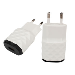 डायमंड यूएसबी स्मार्ट मोबाइल फोन ट्रैवल चार्जर 5v 1a 2a पावर एडाप्टर - Product Image 1