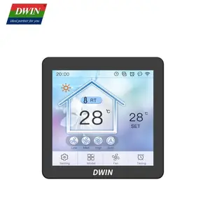 DWIN Smart Programmable Wi-Fi Thermostat Temperature Controller 4.1 Inch 720*RGB*720 LED Capacitive Touch Panel 85-264V in Stock