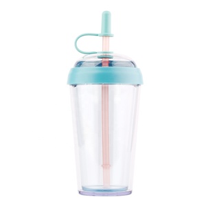 Tùy chỉnh không bị rò rỉ bằng chứng sippy cup với rơm <span class=keywords><strong>cap</strong></span> bong bóng cup BOBA cup chai nước bằng nhựa cho Kid người lớn ngoài trời cắm trại du lịch bên - Product Image 3