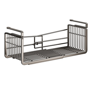 Extendable Hanging Basket Storage <b>Rack</b> Rectangle Hook Type Multi Purpose <b>Kitchen</b> Cabinet Organizer No Drilling Required - Product Image 4