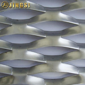 ספקי רשת אלומיניום מורחבת, רשת מתכת מורחבת דמוית יהלום לחיפוי קירות מוזיאונים, מחיצות ופאנלים. - Product Image 4